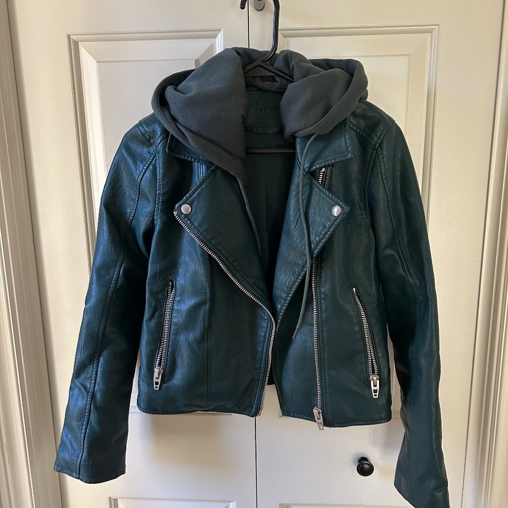 Blanknyc faux leather moto jacket